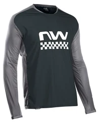 Northwave Edge Lang Sykkeltr&#248;ye Black/Dark Grey, Str. S