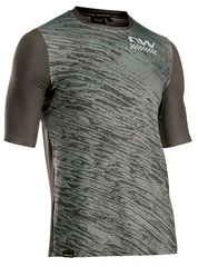Northwave Bomb Kort Sykkeltr&#248;ye Green Forest/Grey, Str. L