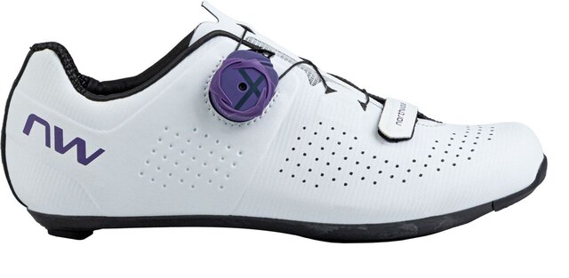 Northwave Storm Carbon Dam Racer Skor White/Dark Purple, Str. 37 