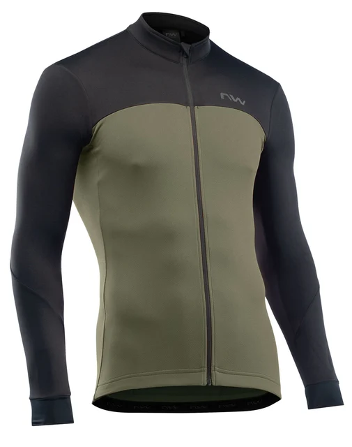 Northwave Force 2 Cykeltröja Black/Forest Green, Str. XL 