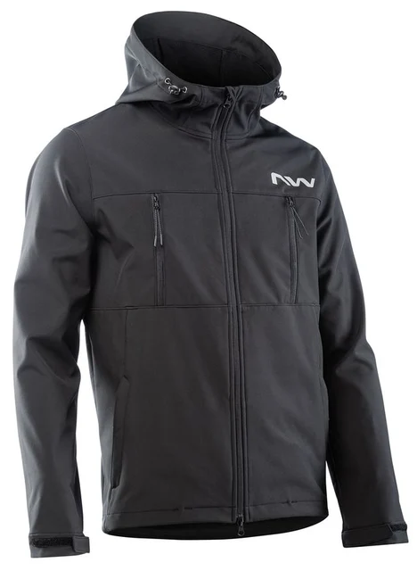 Northwave Easy Out Softshell Jakke Sort, Str. S 