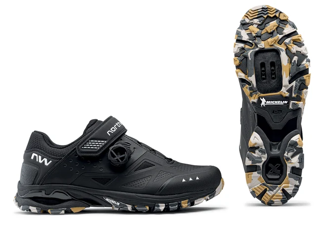 Northwave Spider Plus 3 Terrengsko Black/Camo, Str. 39 