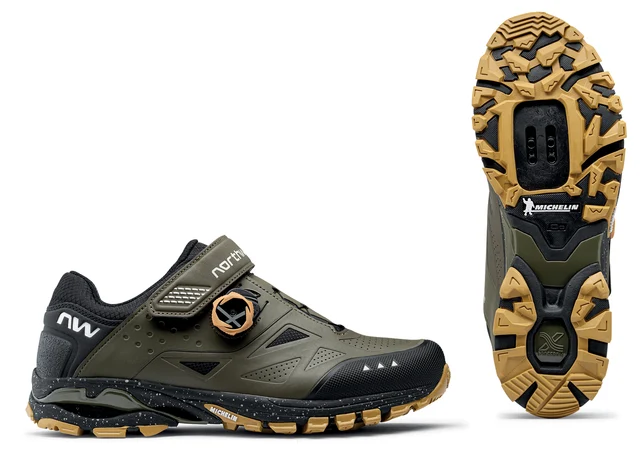 Northwave Spider Plus 3 Terrengsko Black/Camo, Str. 39 