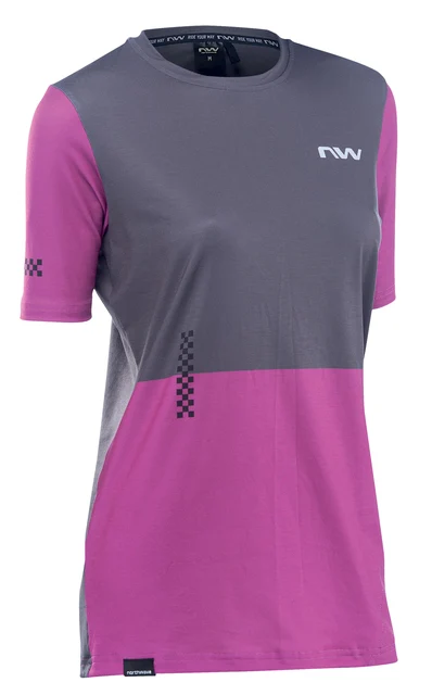 Northwave X-Trail 2 Dame Sykkeltrøye Dark Grey/Pink, Str. XS 