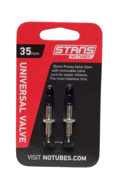 NoTubes Universal 35mm Tubelessventiler Presta, 35 mm 