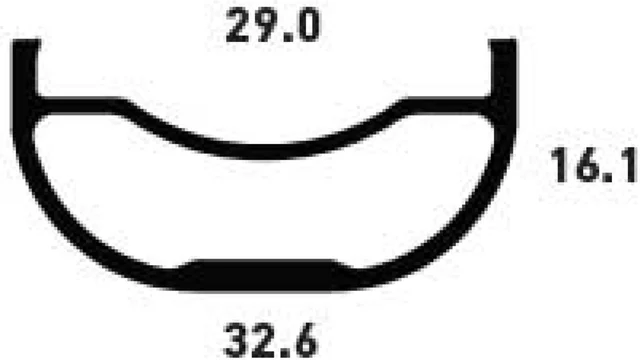 NoTubes ZTR Flow MK3 29" Framhjul 15 mm TA, 6-Bolt, 892g 