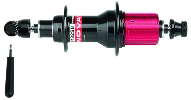 Novatec Superlight Road Baknav Sort, 24 hull, 245 gr 