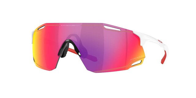 Oakley CYBR Dyno Briller Polished White/Prizm Road 