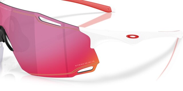 Oakley CYBR Dyno Briller Polished White/Prizm Road 