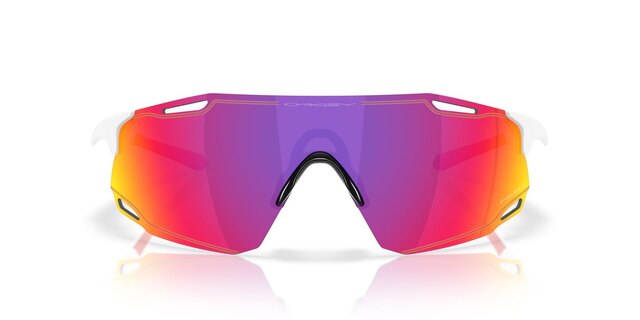 Oakley CYBR Dyno Briller Polished White/Prizm Road 