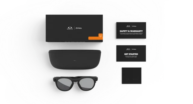 Oakley Meta HSTN AI-Sportsbriller Prizm black polarized 