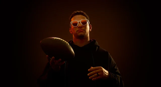 Oakley Meta HSTN AI-Sportsbriller Prizm ruby 