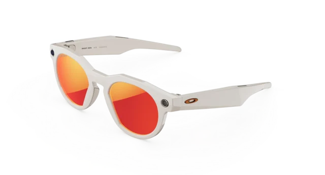 Oakley Meta HSTN AI-Sportsbriller Prizm ruby 