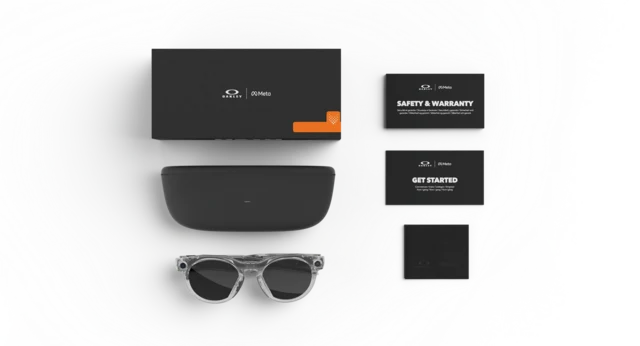 Oakley Meta HSTN AI-Sportsbriller Transition Grey 