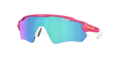 Oakley Radar EV Path Briller Neon Pink Splatter/Prizm Sapphire