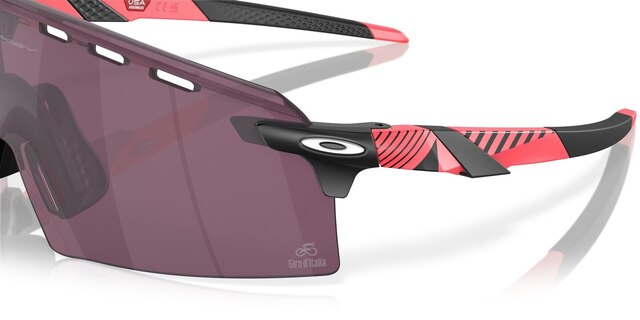 Oakley Encoder Strike Vented Glasögon Giro Pink Stripes/Prizm Road Black 