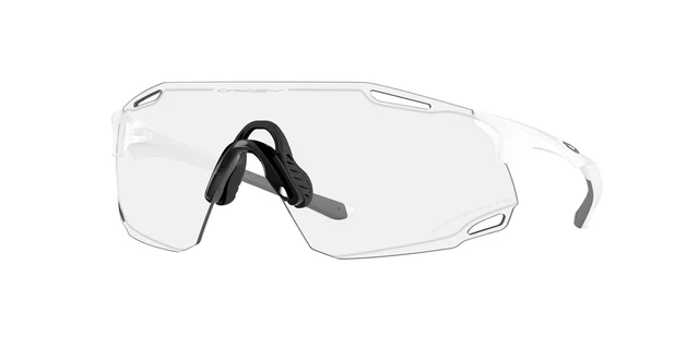 Oakley CYBR Dyno Briller Matte White/ Clear Photochromic 