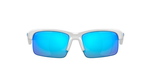 Oakley Capacitor Youth Glasögon Polished white/Prizm Sapphire 