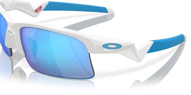 Oakley Capacitor Youth Glasögon Polished white/Prizm Sapphire 