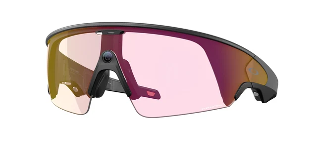 Oakley Meta Vanguard AI-Sportsbriller Black Frame/Prizm Transition Red 