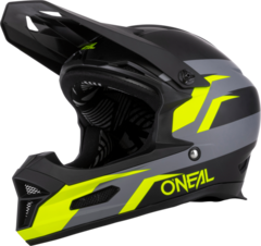 Oneal Fury Stage Hjelm Black/Neon Yellow, Str. L