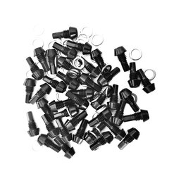OneUp Components Aluminum Pedal Pin Kit Sort, 40stk pins och mutttar