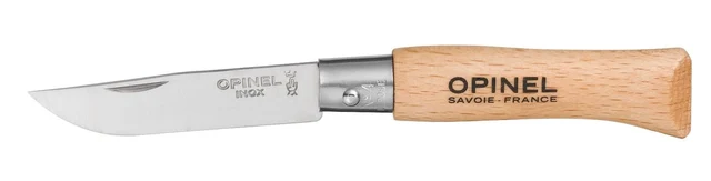 Opinel N°04 Stainless Steel Kniv 5 cm blad, hopfällbar 