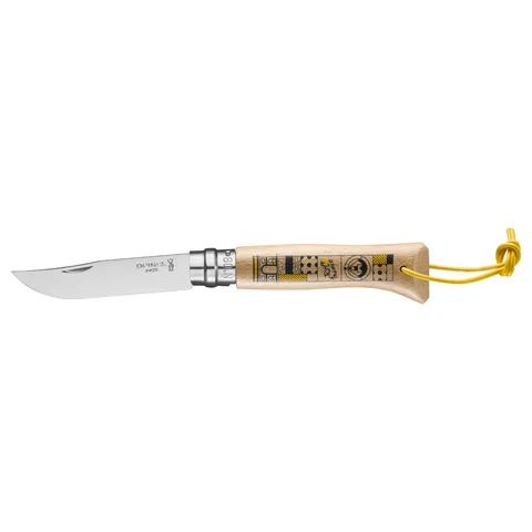Opinel N&#176;08 Tour De France Kniv 2022 Black/Yellow