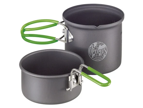 Optimus Crux Lite Solo Kokesett 3000W, Gassbrenner og to panner 