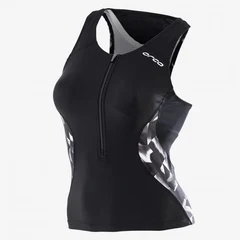 Orca Core Sup Dame Tri Singlet Sort/Hvit, Str. XS