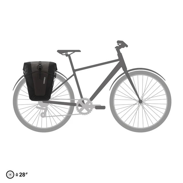 Ortlieb Back-Roller XL Plus Sideveske Black, Par, QL2.2, 70L 