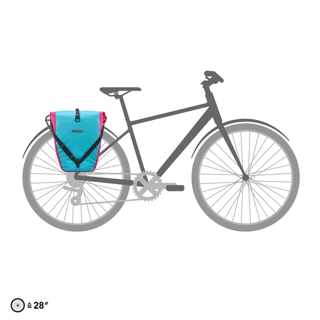 Ortlieb Back-Roller Cyber Sideveske Cyber Blue, 1 stk, QL2.1, 20L 