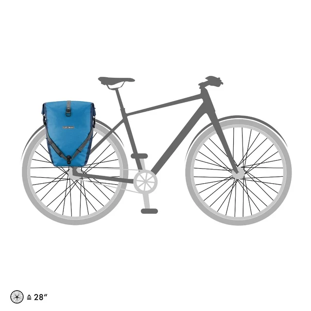 Ortlieb Back-Roller Plus Sidevesker Salsa - Dark Chili, 2x20 l 