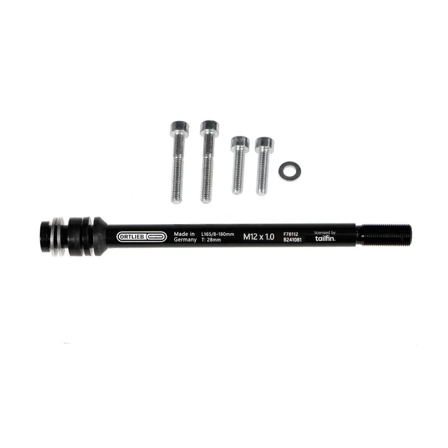 Ortlieb Thru Axle M6-tilkobling For bruk med Ortlieb Quick Rack L-XL 