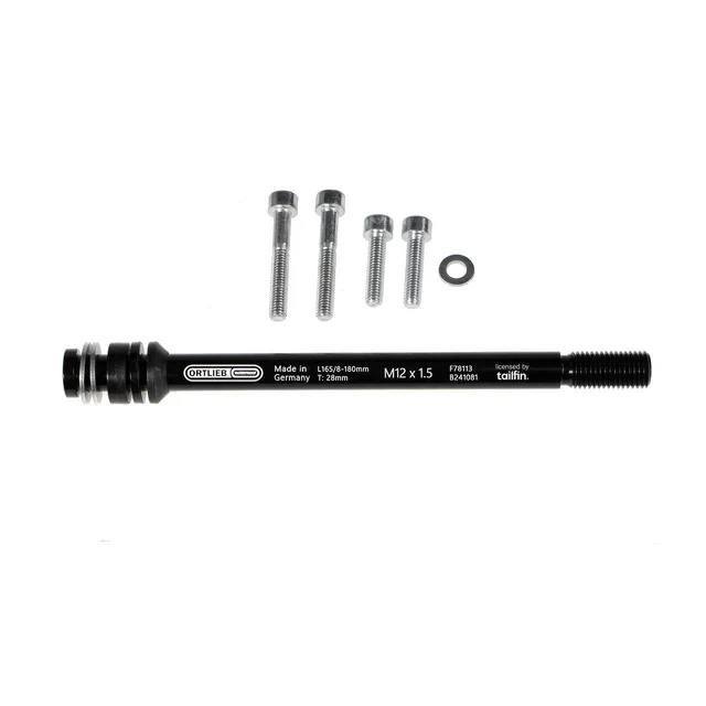 Ortlieb Thru Axle M6-tilkobling For bruk med Ortlieb Quick Rack L-XL 