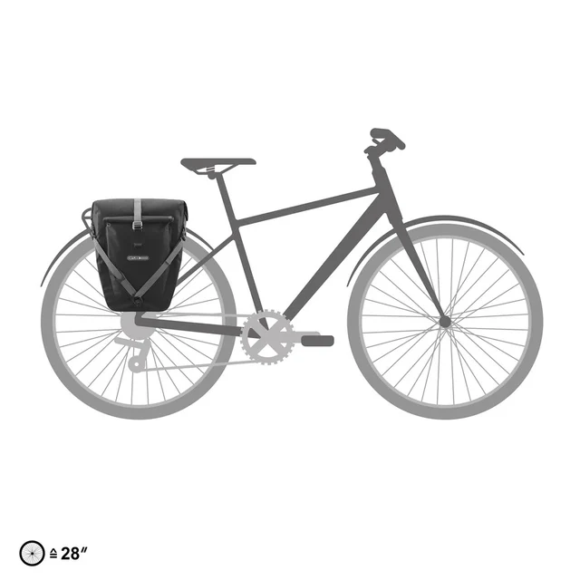 Ortlieb Back-Roller Plus Sideveske Sort, 20 + 3L, QL 2.2 