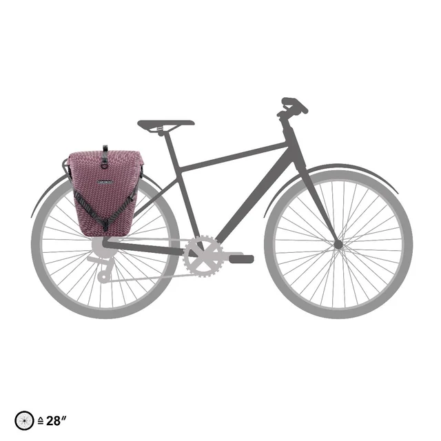 Ortlieb Back-Roller Urban Sideveske Ash Rose, 20L, QL3.1 