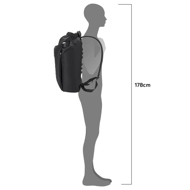Ortlieb Vario Lite Sideveske Sort, 22 L 