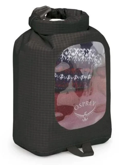 Osprey Drysack w/Window Pakkpose Black, 12L 