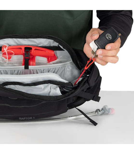 Osprey Raptor 4 Hofteveske Black 