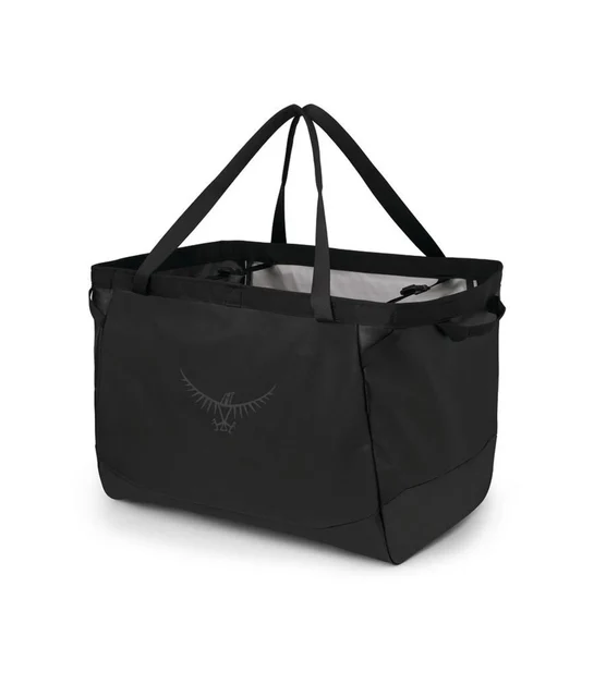 Osprey Transporter Gear Tote 60L Bag Raven Black, OS 
