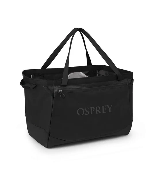 Osprey Transporter Gear Tote 60L Bag Raven Black, OS 