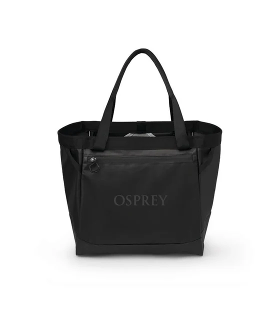 Osprey Transporter Gear Tote 28L Bag Raven Black, OS 