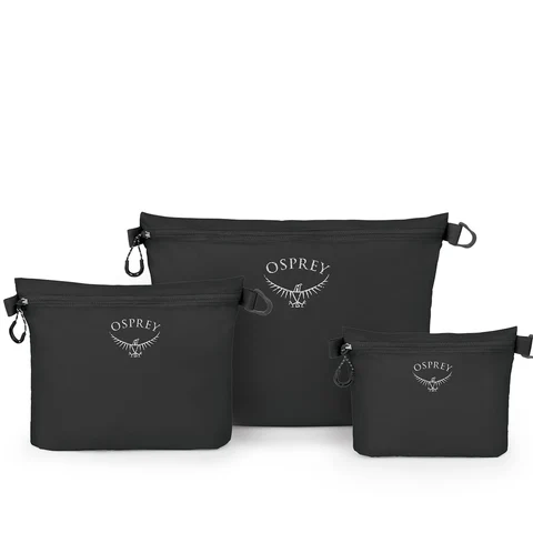 Osprey Zipper Sack Pakkposesett Black
