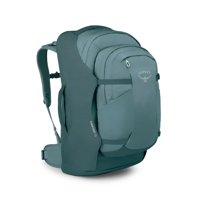 Osprey Farpoint 70 Herre Ryggsekk Cascade Blue-Torrent Blue, Str. OS 