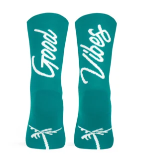 Pacific and Co Good Vibes Sykkelsokker Lake, Str. L/XL