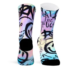 Pacific and Co Acid Color Sykkelsokker Str. S/M