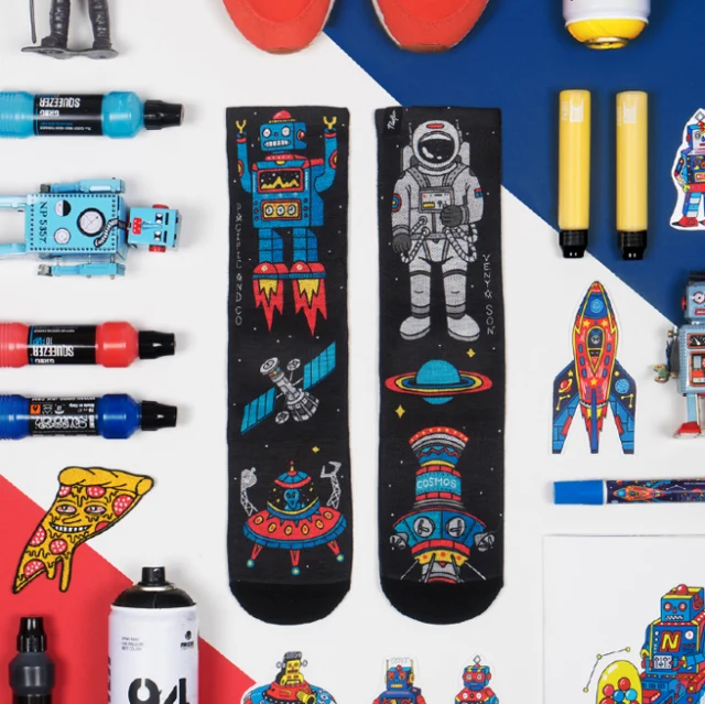 Pacific and Co Cosmic Sykkelsokker - Bikeshop.no