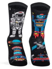 Pacific and Co Cosmic Sykkelsokker Sort, Str. L/XL