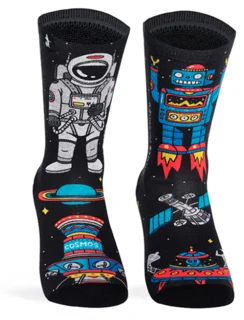 Pacific and Co Cosmic Sykkelsokker Sort, Str. L/XL